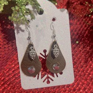 Pinecone earrings